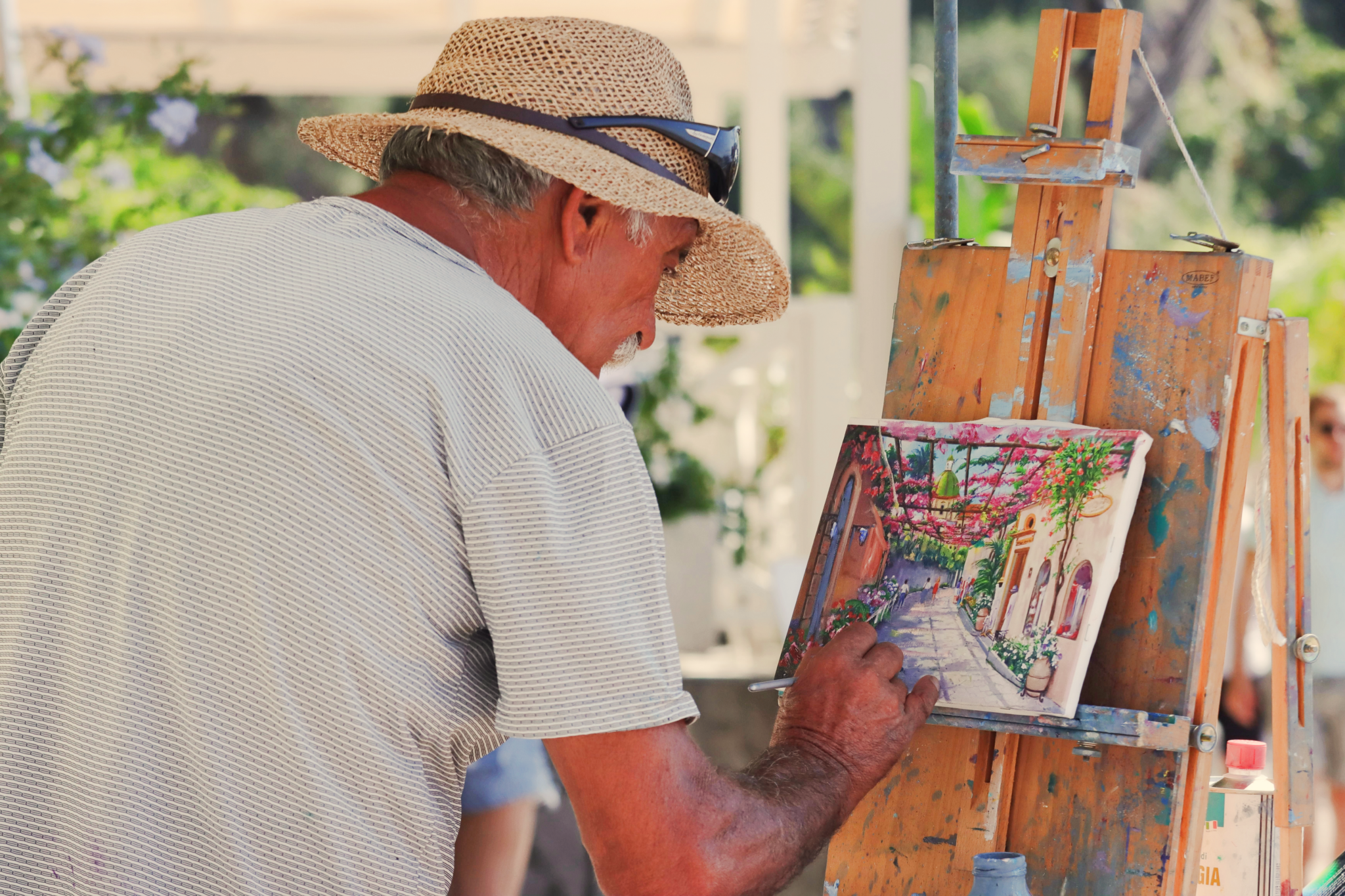 Voglio vivere una giornata laboratorio pittura quinta stagione villa basilewsky